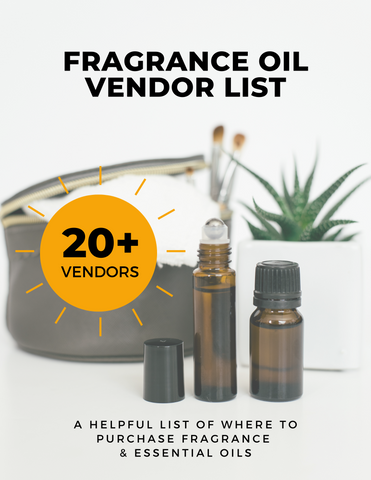 Fragrance Oil Vendor List