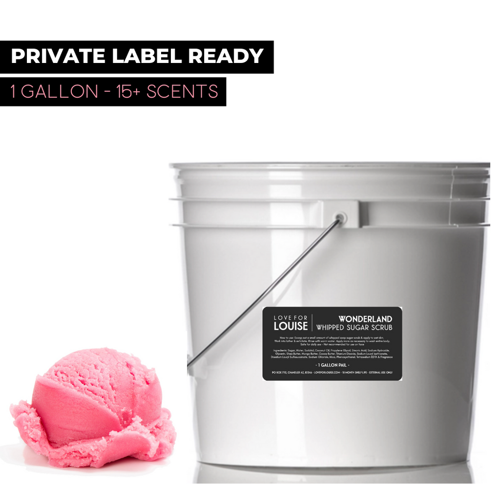 1 Gal Body Butter & Sugar Scrub Pail Set - Private / White Label Ready